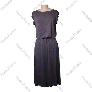 Womens LOFT Gray Knit‎ Dress Size Small